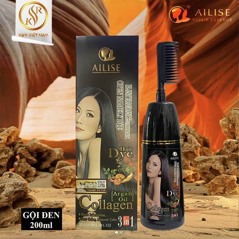 Đen Alise 200ml Vuông