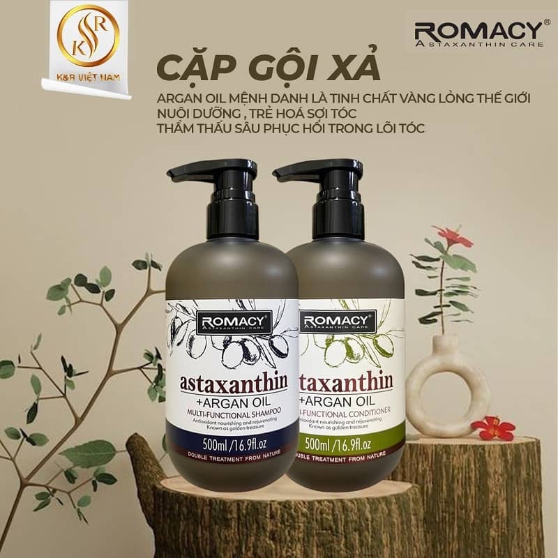 Gội Xả Argan Romacy 500ml